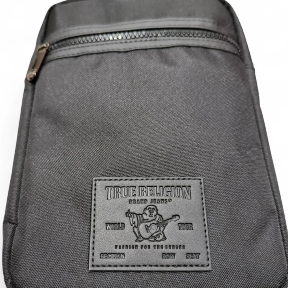 True Religion Black Unisex Crossbody Bum Bag (NWT)